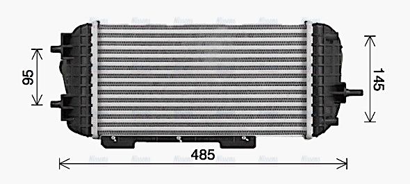 AVA Charge Air Intercooler KA4329