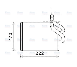 AVA Cabin Heater Core KA6170