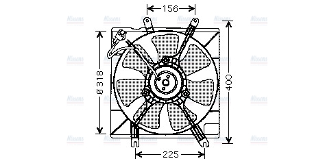 AVA Radiator Fan KA7502