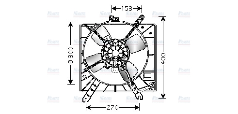 AVA Radiator Fan KA7507