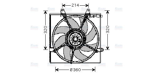AVA Radiator Fan KA7508