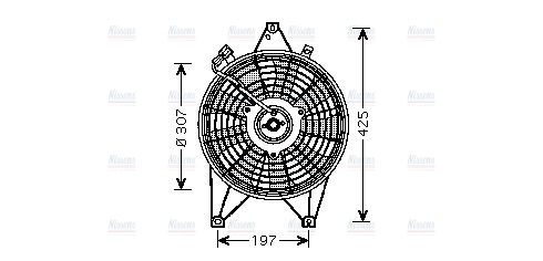 AVA Radiator Fan KA7511