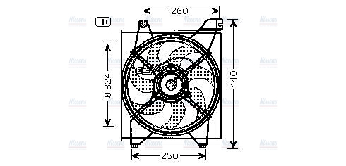 AVA Radiator Fan KA7515