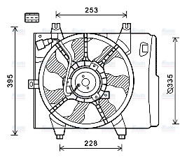 AVA Radiator Fan KA7526
