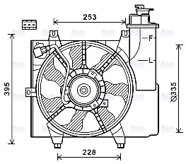 AVA Radiator Cooling Fan KA7528