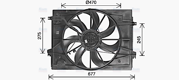 AVA Radiator Cooling Fan KA7544