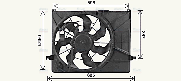 AVA Radiator Cooling Fan KA7545