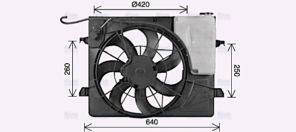 AVA Radiator Fan KA7547