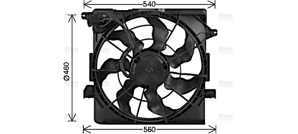AVA Radiator Cooling Fan KA7548