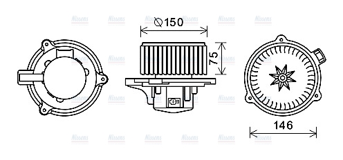 AVA Blower Fan KA8241