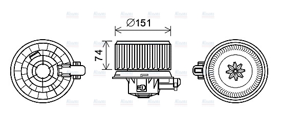 AVA Blower Fan KA8257