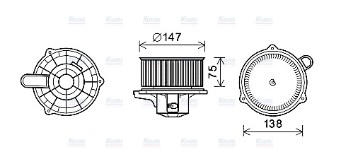 AVA Blower Fan KA8262