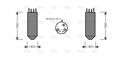 AVA Aircon Receiver dryer KAD041
