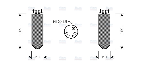 AVA Aircon Receiver Dryer Filter KAD042