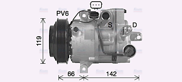 AVA Aircon Compressor KAK314