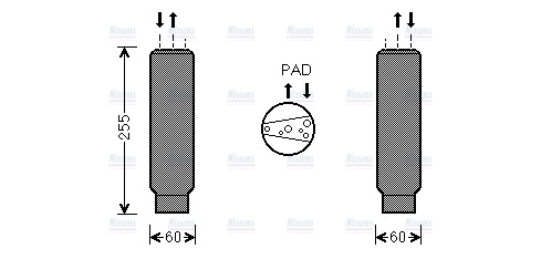 AVA Aircon Receiver dryer KBD002
