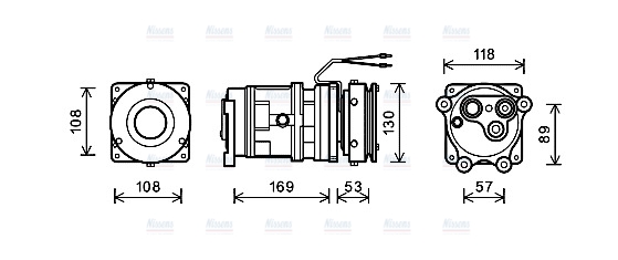 AVA Aircon Compressor KMAK002
