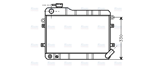 AVA Coolant Radiator LA2003