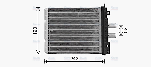 AVA Heater Core LA6037