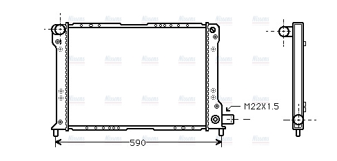 AVA Coolant Radiator LC2012