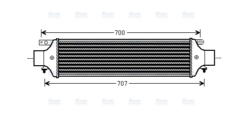 AVA Charge Air Intercooler LC4093