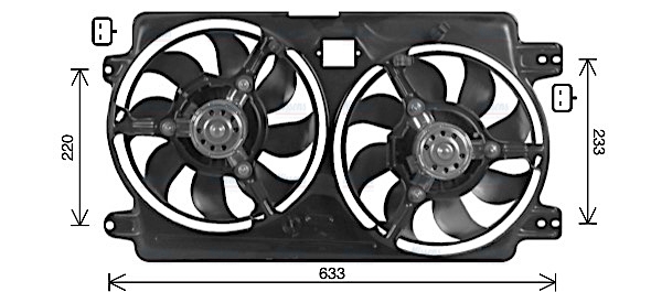 AVA Radiator Fan LC7504