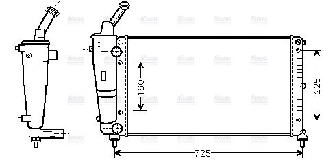 AVA Coolant Radiator LCA2083