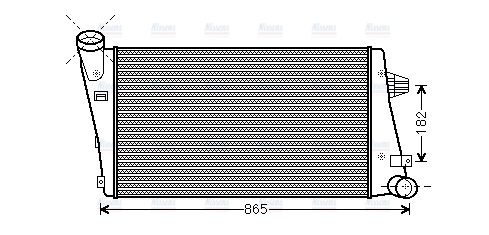 AVA Charge Air Intercooler LV4001
