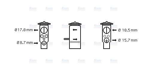 AVA Aircon Expansion Valve MC1005