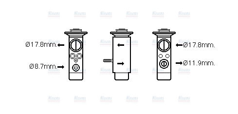 AVA Aircon Expansion Valve MC1017