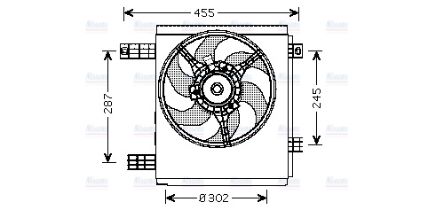AVA Radiator Cooling Fan MC7501