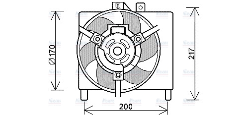 AVA Radiator Fan MC7504