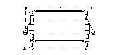 AVA Coolant Radiator MCA2006