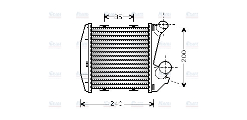 AVA Charge Air Intercooler MCA4004