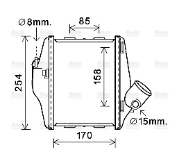AVA Charge Air Intercooler MCA4016