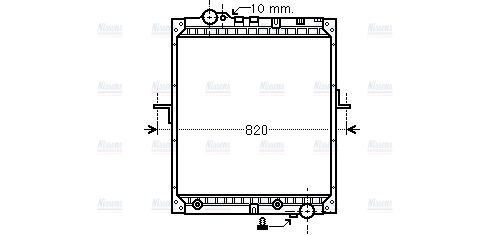 AVA Coolant Radiator ME2103