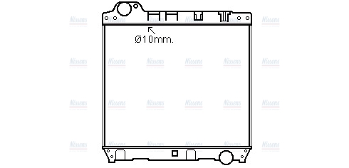 AVA Coolant Radiator ME2176N