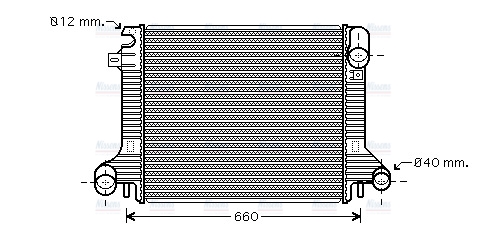 AVA Coolant Radiator ME2206