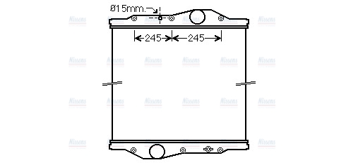 AVA Coolant Radiator ME2247N