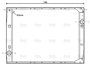 AVA Coolant Radiator ME2272