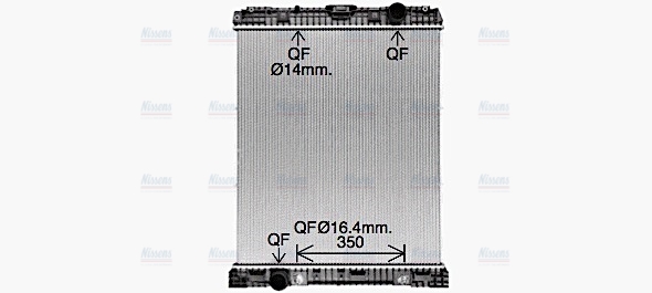AVA Coolant Radiator ME2312