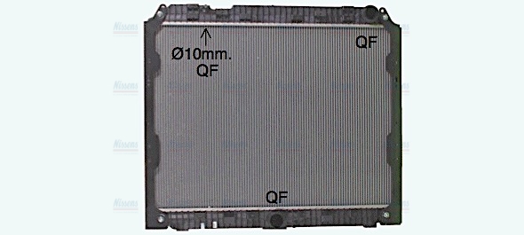 AVA Coolant Radiator ME2336