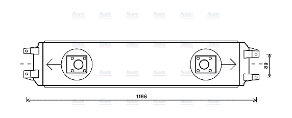 AVA Oil cooler ME3282