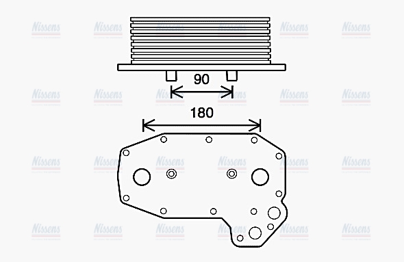 AVA Oil cooler ME3291