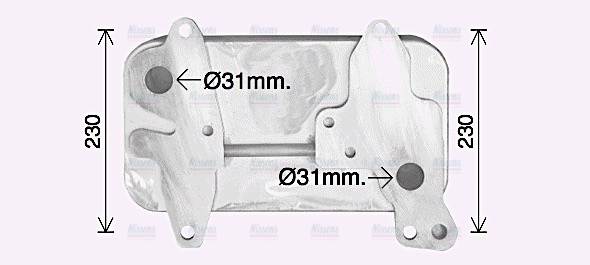 AVA Oil cooler ME3315