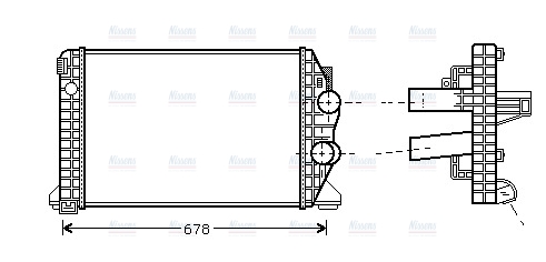 AVA Charge Air Intercooler ME4166