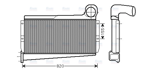 AVA Charge Air Intercooler ME4225