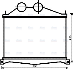 AVA Charge Air Intercooler ME4245
