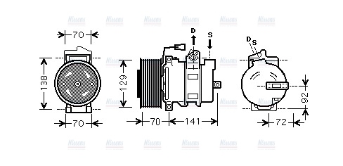 AVA Aircon Compressor MEAK250