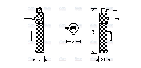 AVA Aircon Receiver Dryer Filter MED201